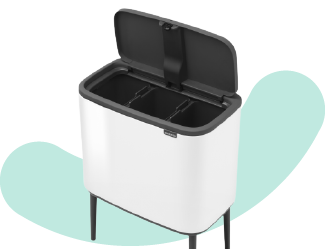 brabantia bo touch bin trash bin 3x11 liter