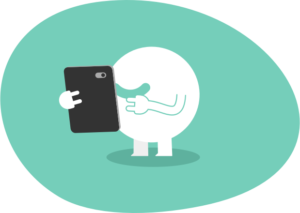 Animatie ipad telefoon homie eenvoudig online bestellen