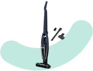 stick vacuum cleaner cordless aeg black rent