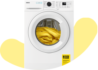 Standard washing machine washer zanussi 7kg rent