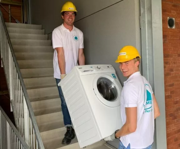 wasmachine verhuizen