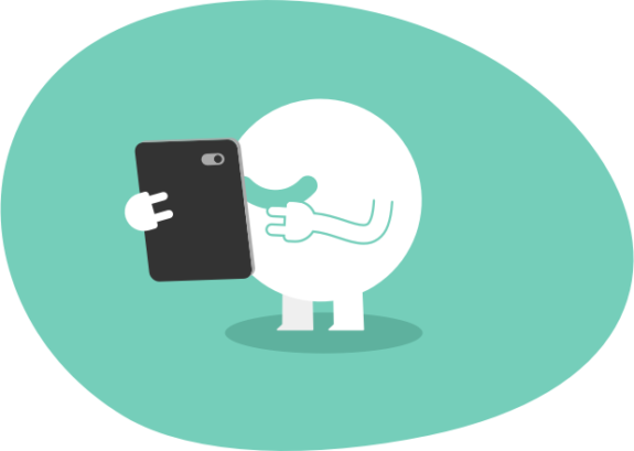 Animatie ipad telefoon Homie eenvoudig online bestellen